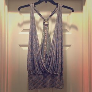 EUC | FREE PEOPLE | Drapey Top Detailed Buttons Up Back